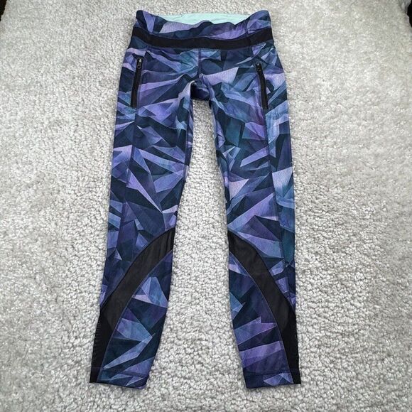 Lululemon Inspire Tight Mesh Pretty Prism Multi Purple Blue - Picture 2 of 13